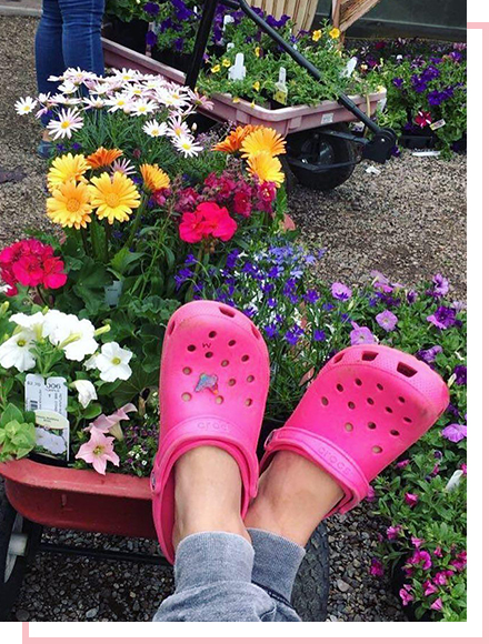 garden crocs shoes