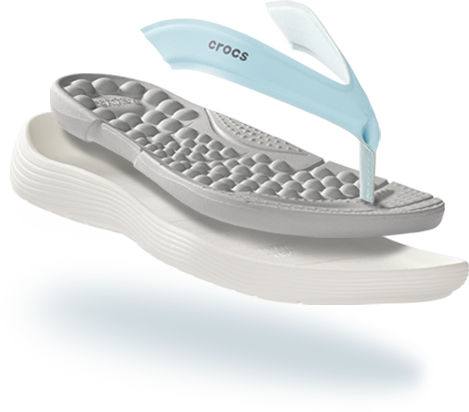 crocs reviva flip flops mens