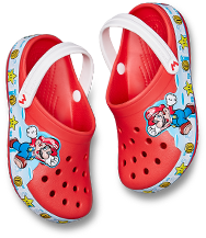 super mario light up crocs