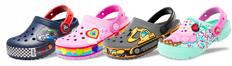 kids cartoon character shoes funlab collection crocs